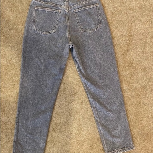 Zara High Rise Light Gray Jeans - Picture 2 of 3